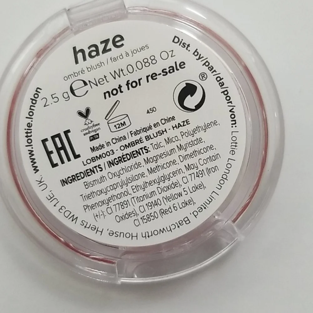 4/25 bundle item. Lottie Ombré Blush in Haze